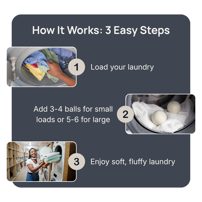 Wool Dryer Balls | 6-Pack XL