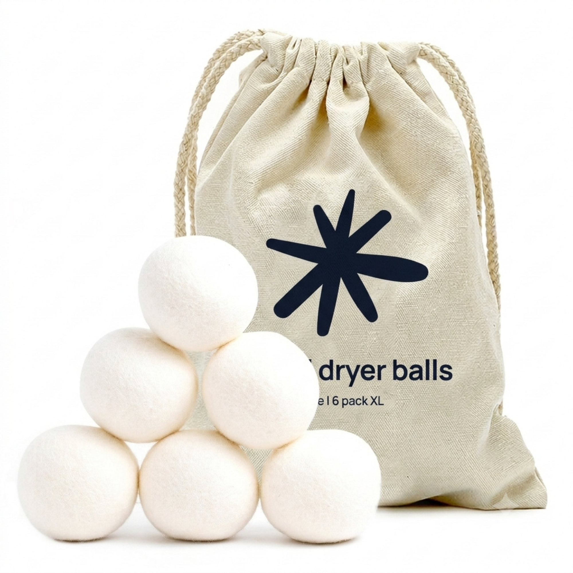 Wool Dryer Balls | 6-Pack XL